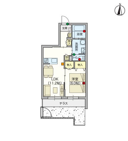 ヘーベルVillage武蔵新城Ⅱ 間取図