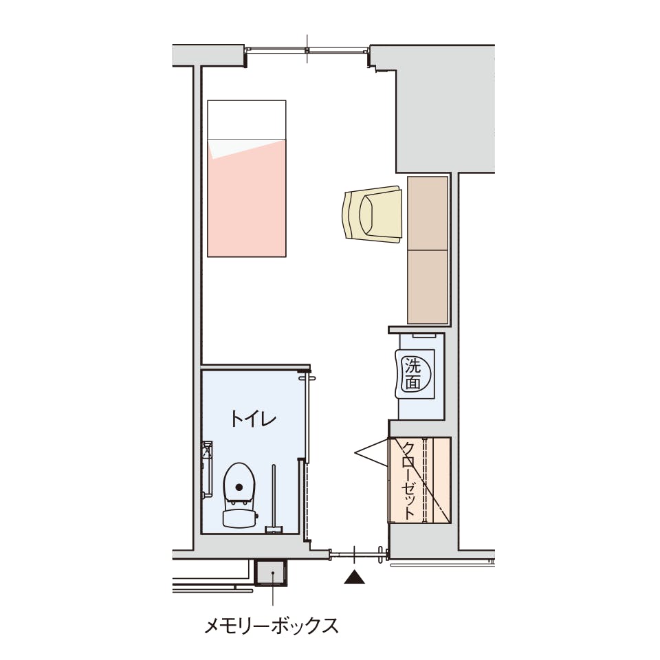 グッドタイムリビング亀戸 間取図