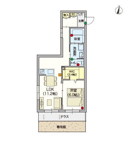 ヘーベルVillage戸田公園 間取図