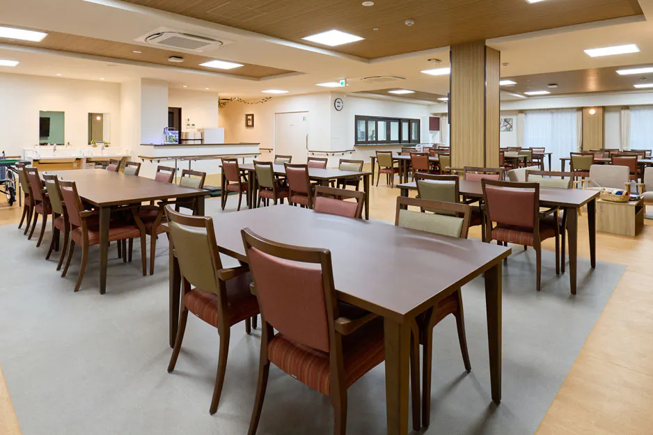 リアンレーヴ京都市原 食堂兼機能訓練室