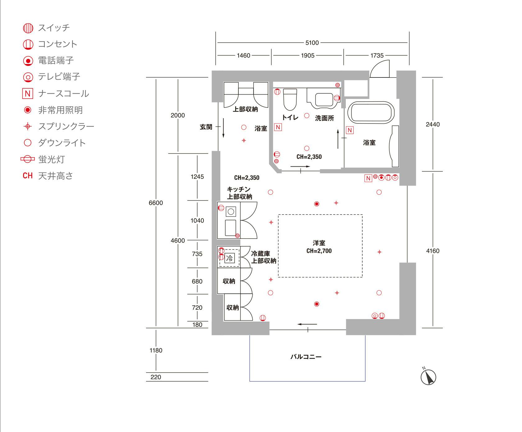 ヒルデモア駒沢公園 間取図