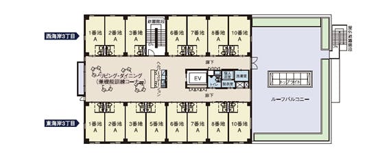 フェリエ ドゥ 鵠沼海岸 間取図