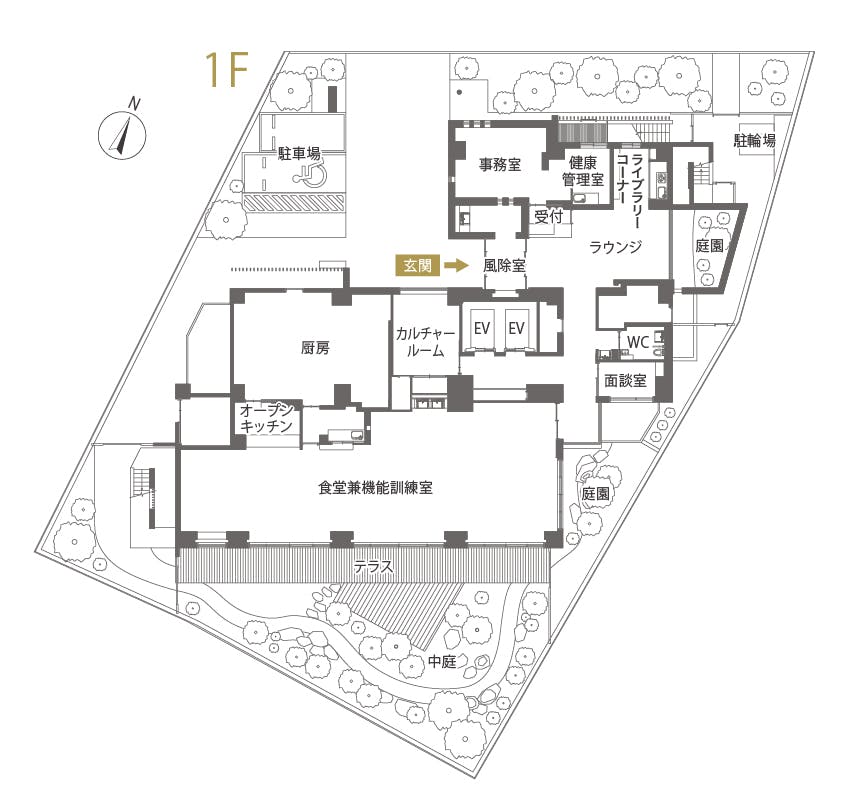 チャームプレミア永福 間取図