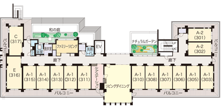 アライブ世田谷中町 間取図