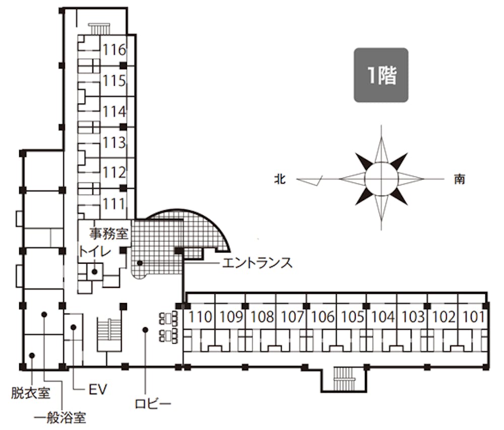 イリーゼ岡谷 間取図