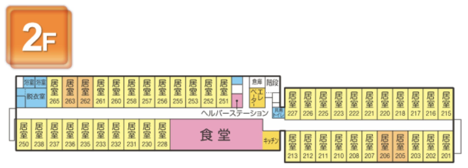 さわやかながれやま館 間取図