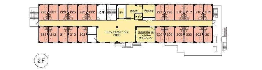 ニチイホーム 東府中 間取図
