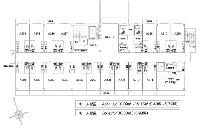 アルファリビング高松松縄 間取図