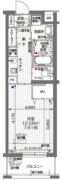 アイリスガーデン松戸稔台 間取図