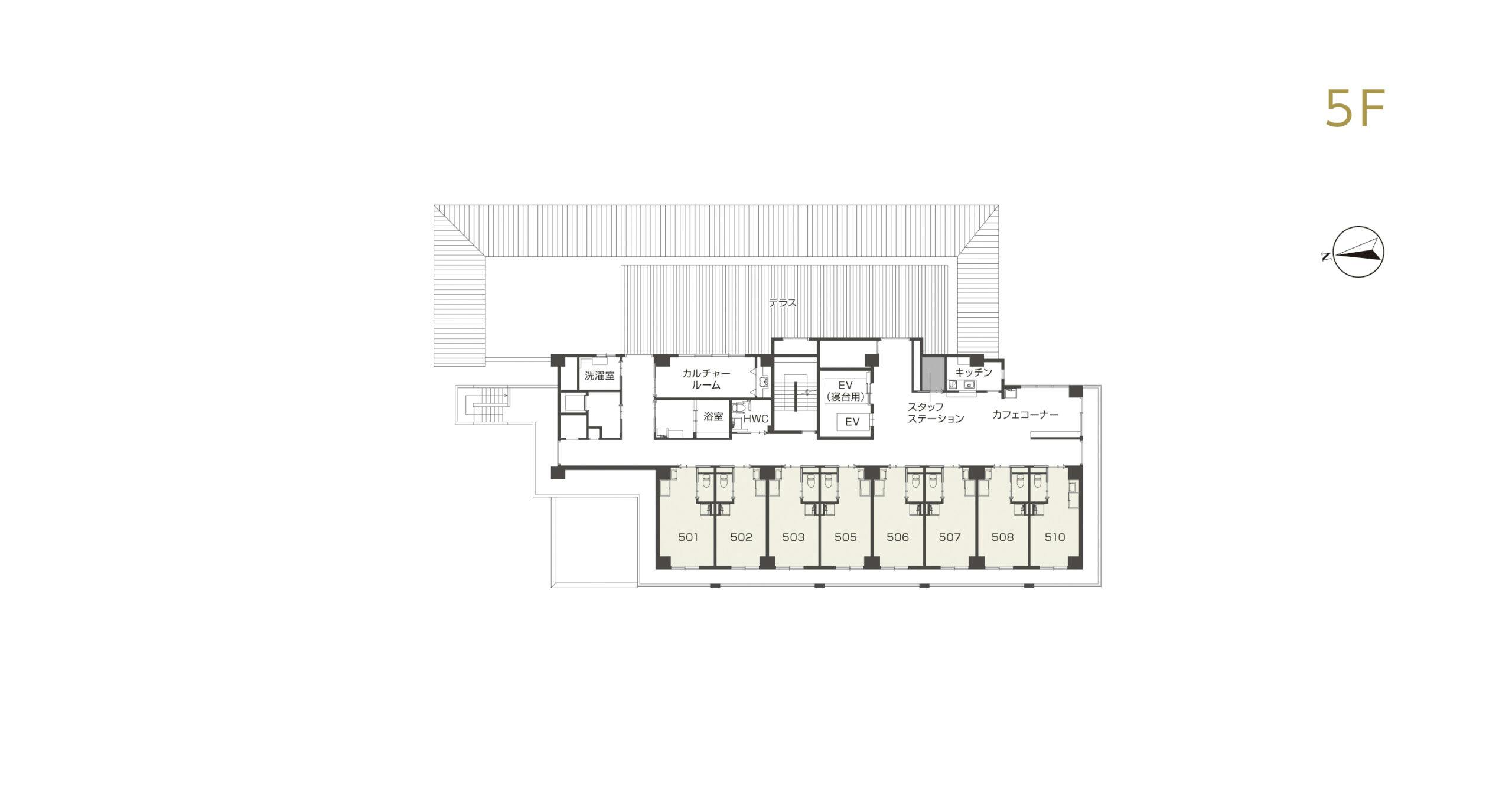 チャームスイート苦楽園 間取図