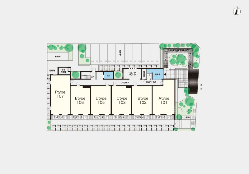 ヘーベルVillage井荻II 間取図