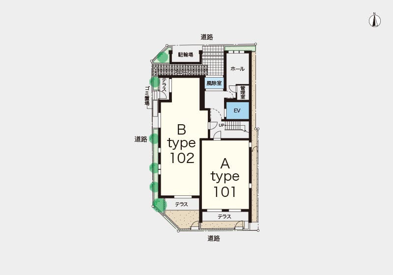 ヘーベルVillage西尾久8丁目 間取図