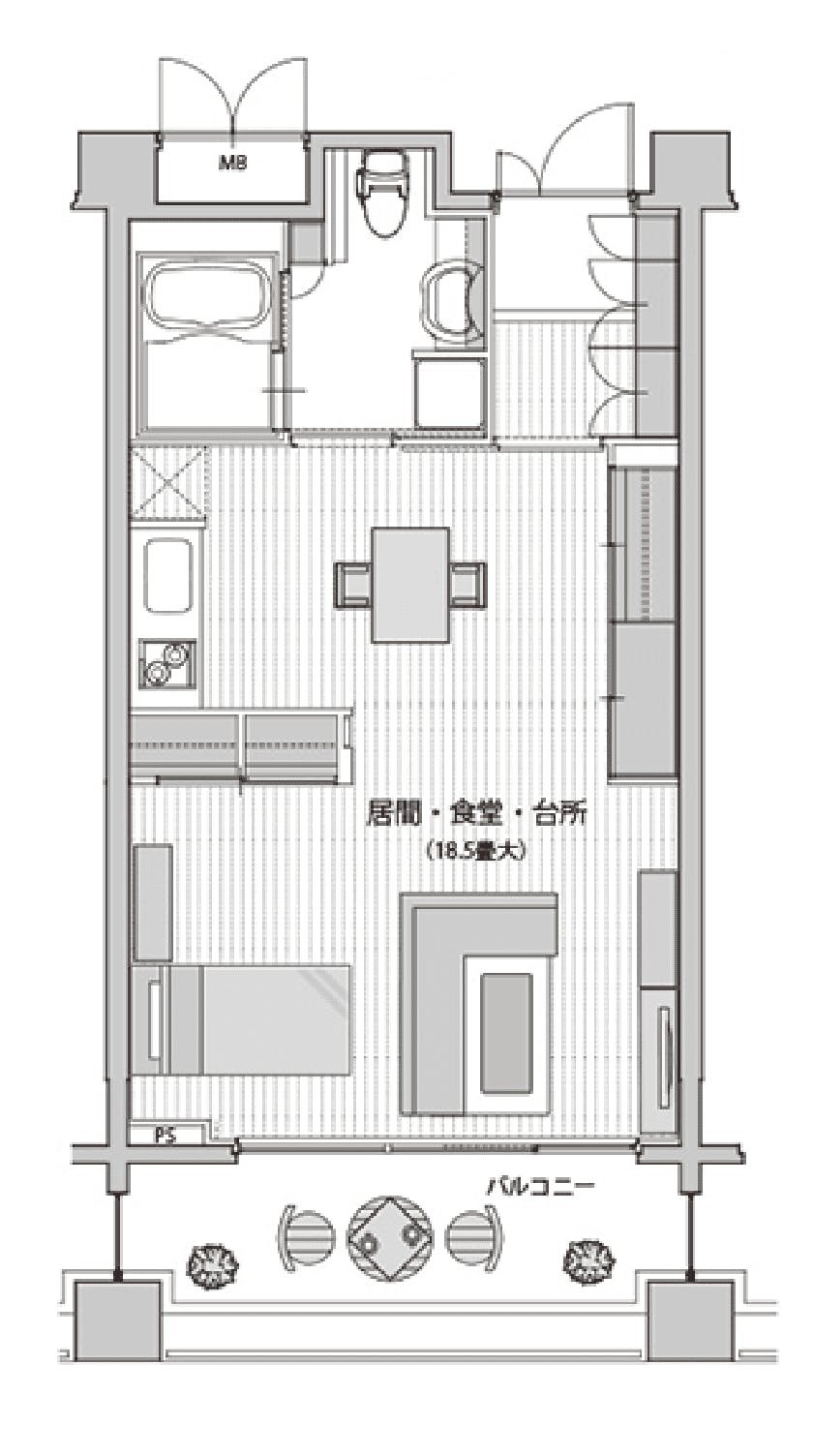 グランクレールあざみ野 間取図