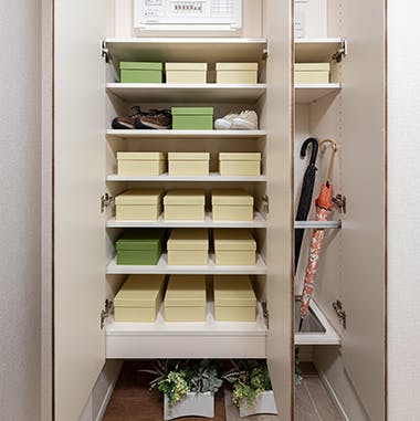 パークウェルステイト幕張ベイパーク 下靴収納