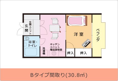 ロイヤルハウス石岡本館 間取図
