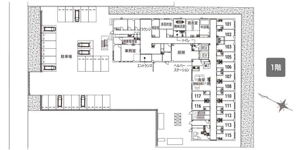 イリーゼ船橋緑台 間取図