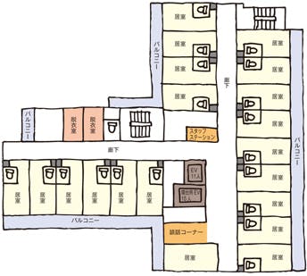スーパー・コート京・西京極 間取図