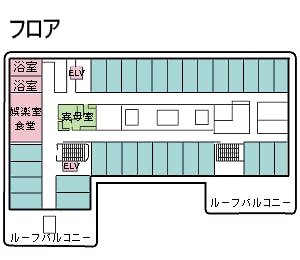 学園前西ケアハウス 間取図