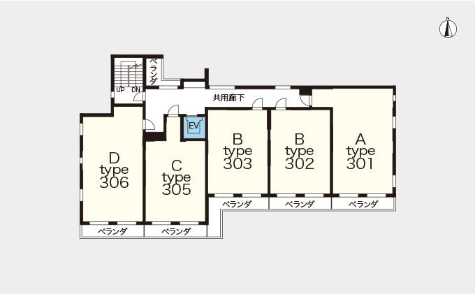 ヘーベルVillage蒔田 間取図
