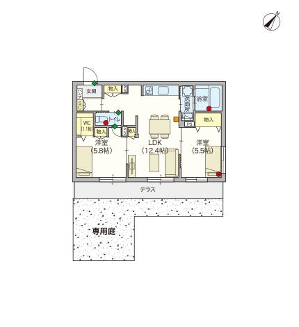 ヘーベルVillage浦和南 間取図