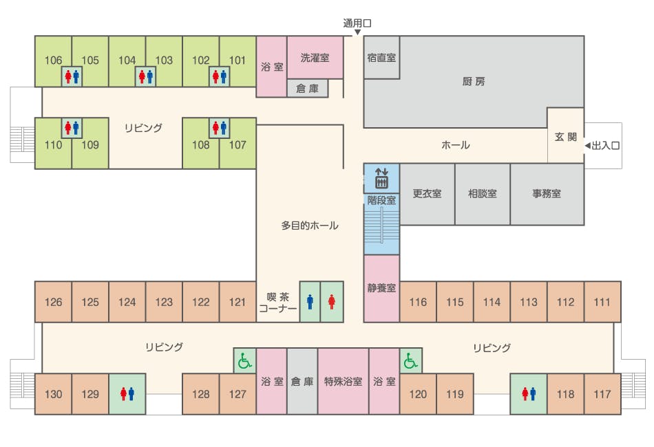 ゆうらいふ長浜 間取図