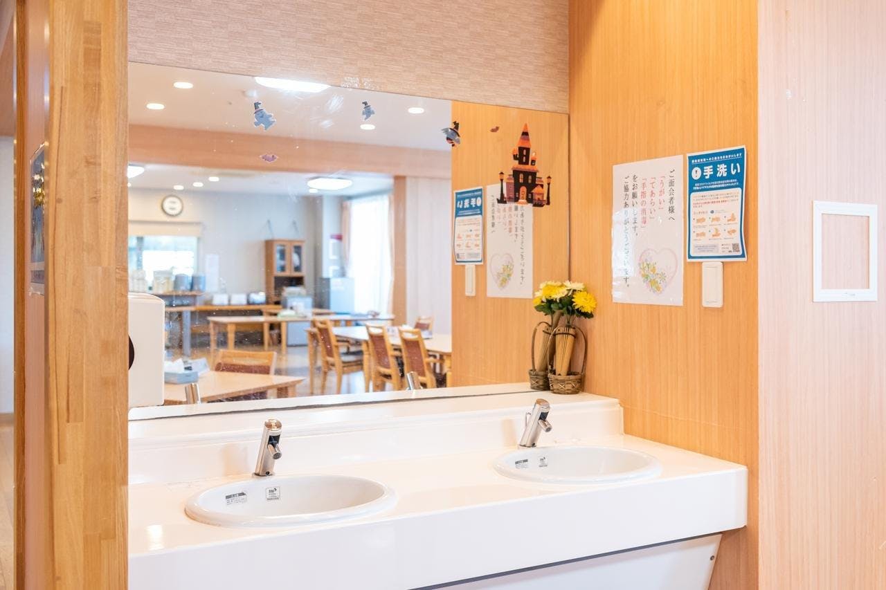 イリーゼ南流山 食堂横洗面台