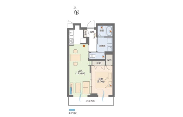 グランドマスト西大宮 間取図