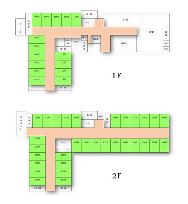 藤の蕾壱番館 間取図