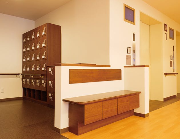 リアンレーヴ草加 下足コーナー