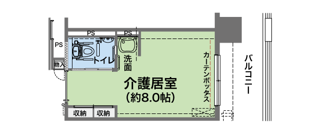 ベルパージュ大阪上本町 間取図