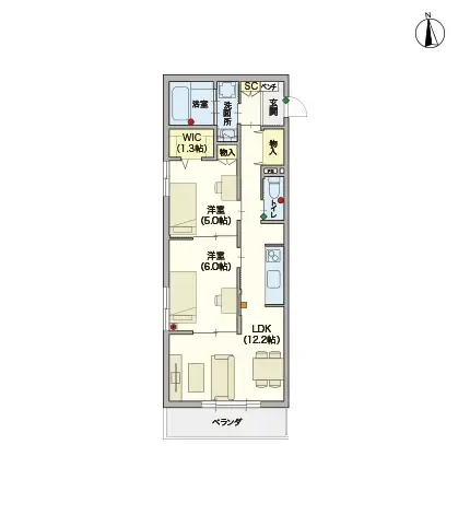 ヘーベルVillage千葉四街道 間取図