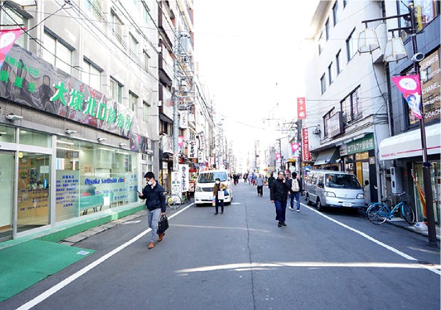 グランドマスト大塚駅前 大塚銀の鈴通り商店街