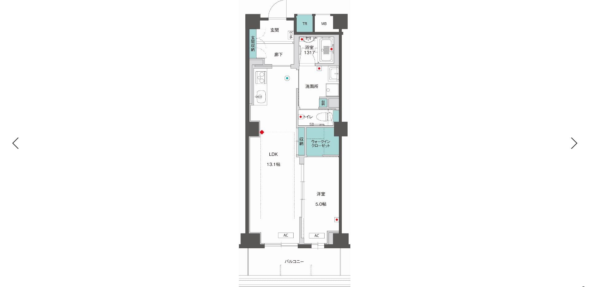 グランドマスト西宮苦楽園 間取図