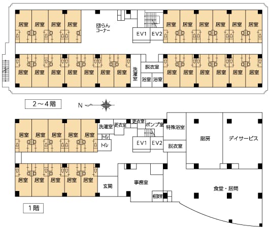 ヴィヴィファミーリア寝屋川 間取図