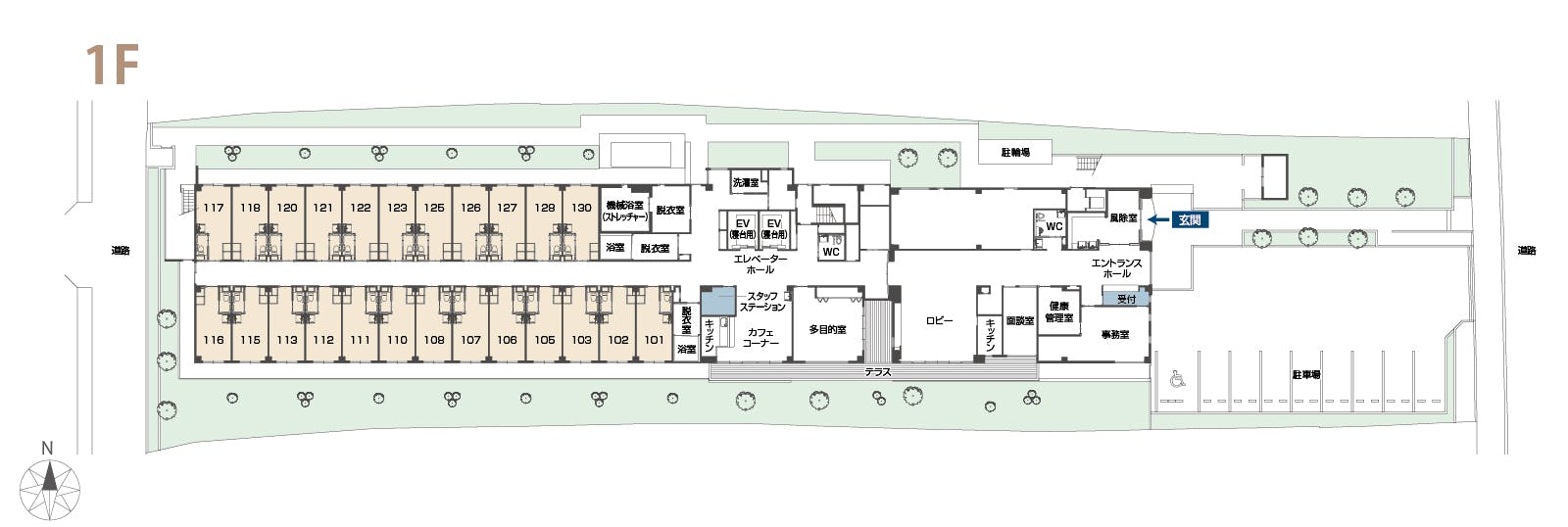 チャームスイート向日町 間取図