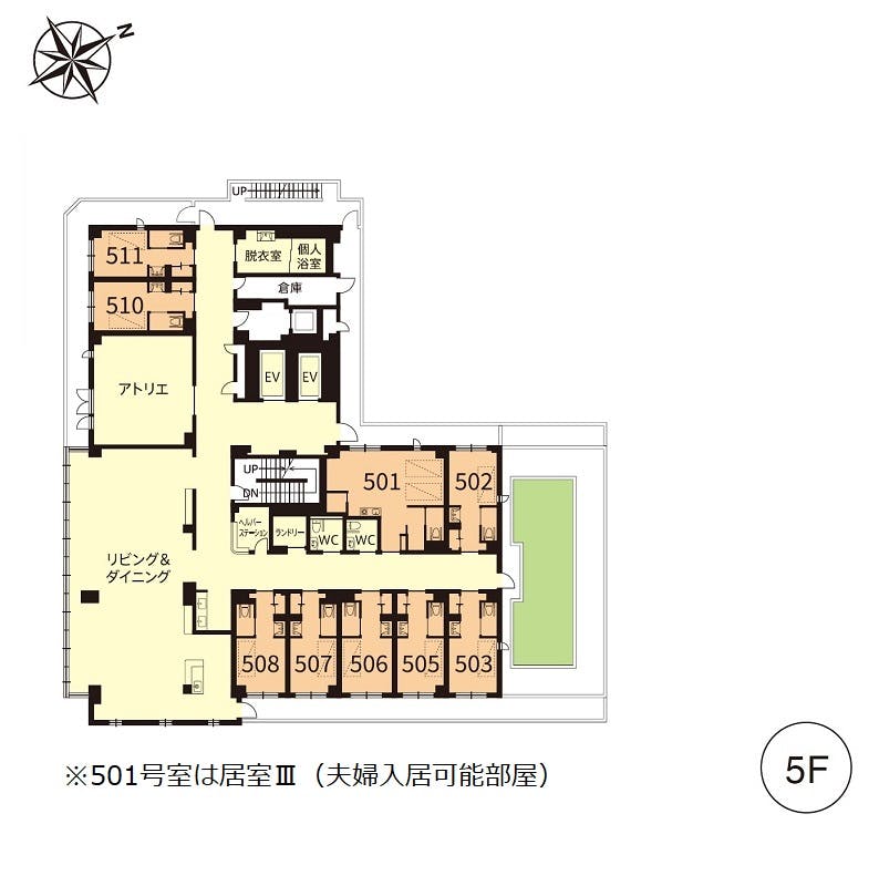 ニチイホーム南大井 間取図