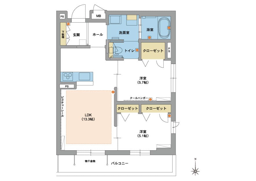 グランドマスト名古屋荒子 間取図