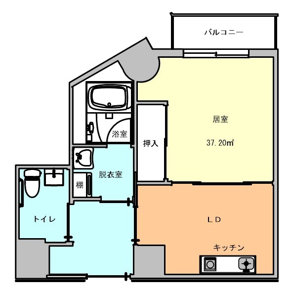 ローベル西台 間取図