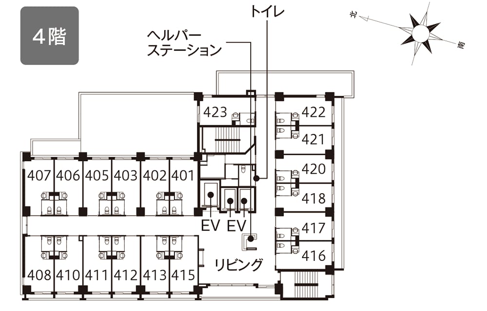 イリーゼ札幌南三条 間取図