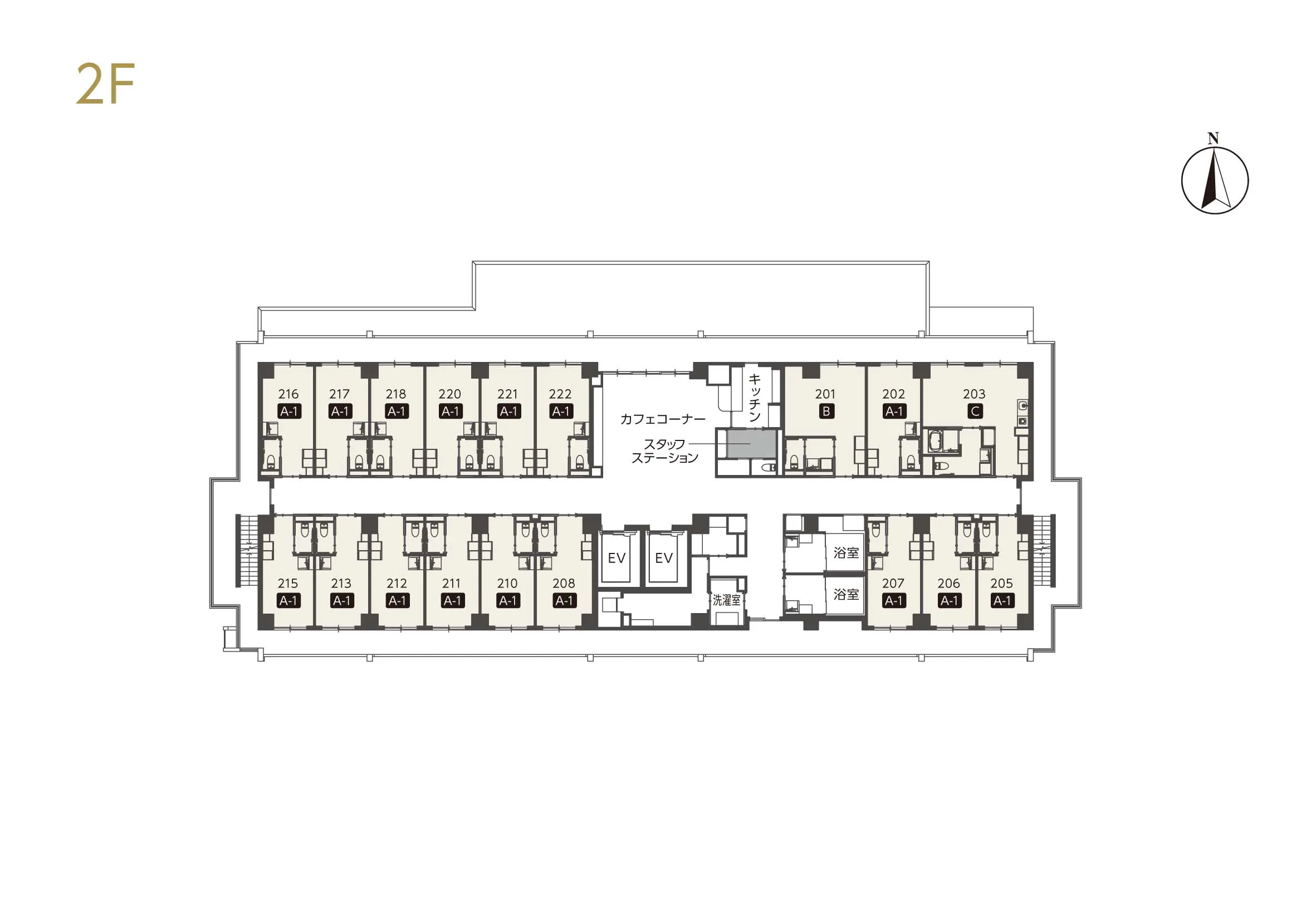 チャーム明石西新町 間取図
