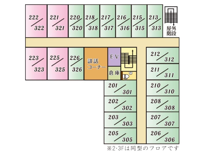 MYYケアリング萱島 間取図