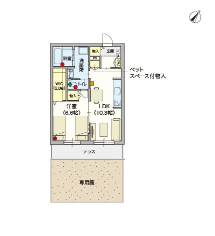 ヘーベルVillage氷川台 間取図