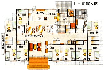 グループホームさざんか 間取図