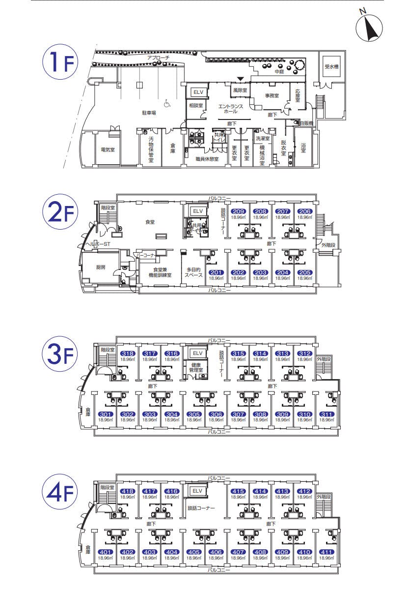 グッドタイムホーム十日市場 間取図