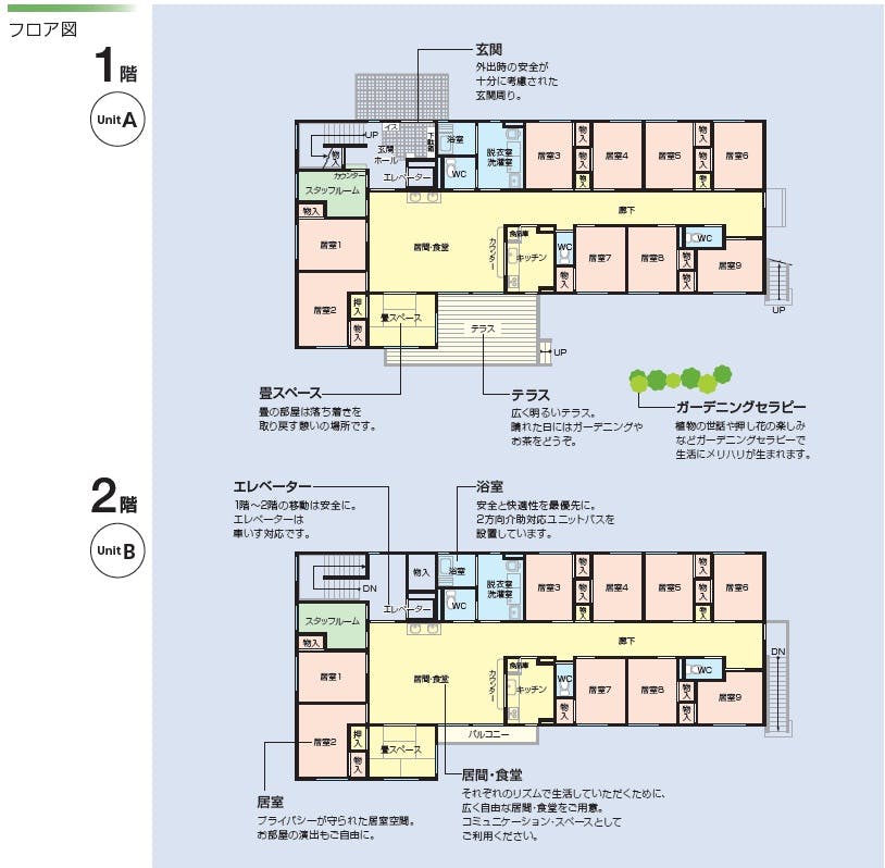 ニチイケアセンター北九州神幸 間取図