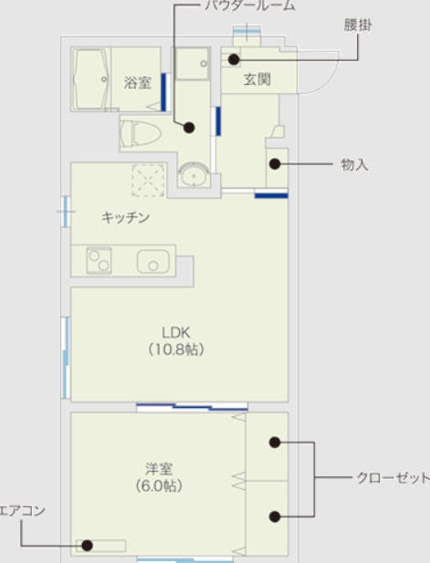 ライフサポートレジデンスゆらら船堀駅前 間取図