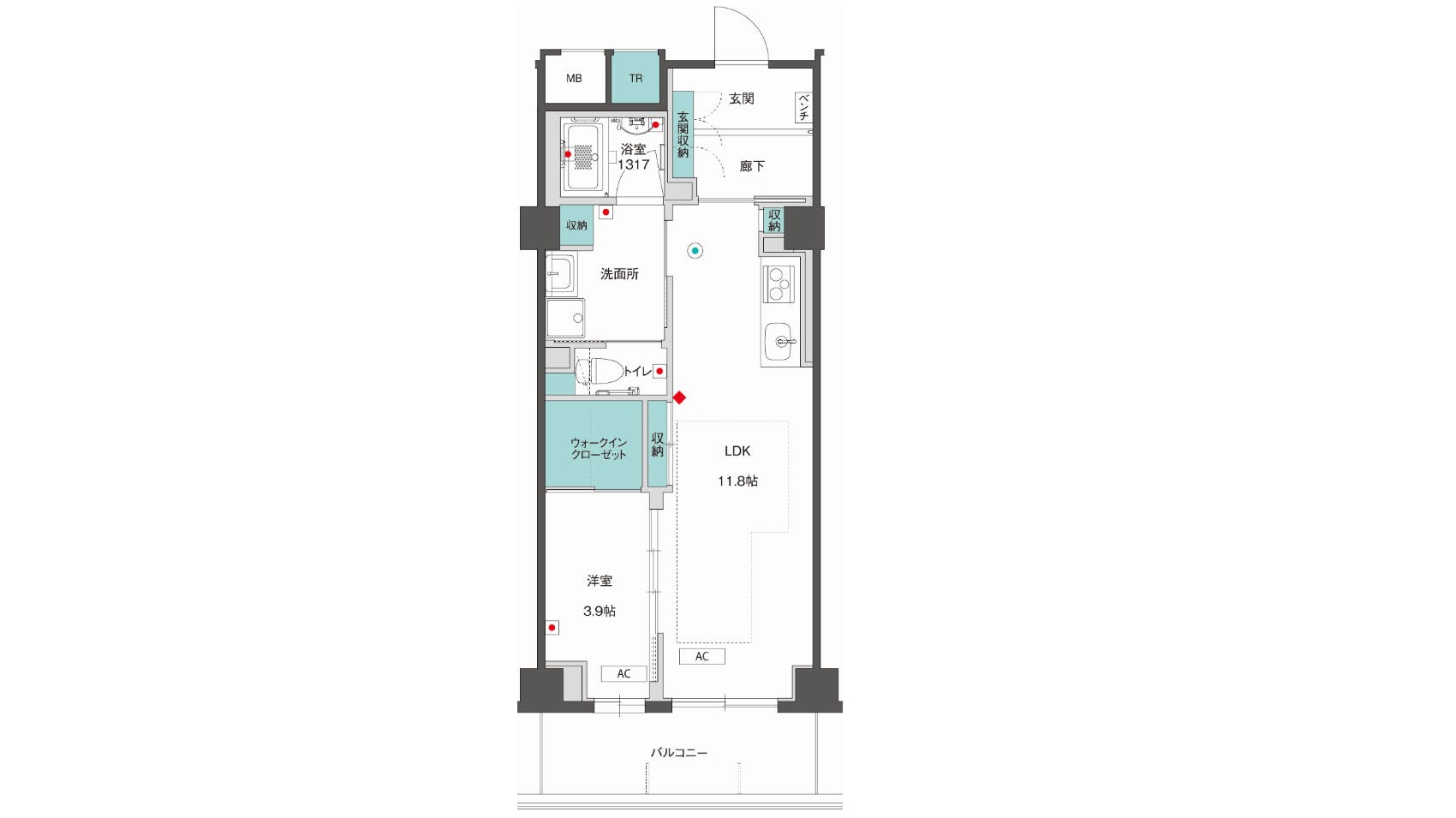 グランドマスト西宮苦楽園 間取図