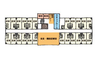 スーパー・コート高槻城内 間取図