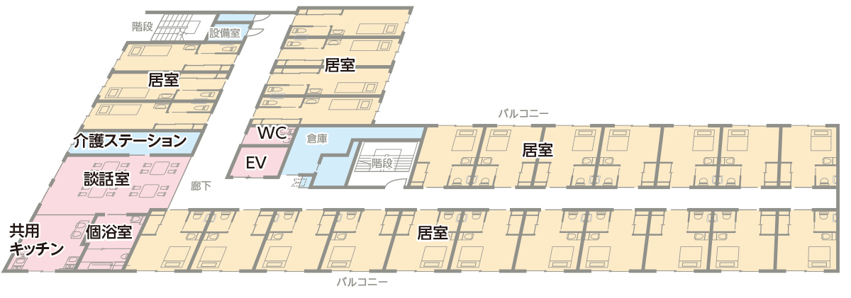 エクセレント加古川 間取図