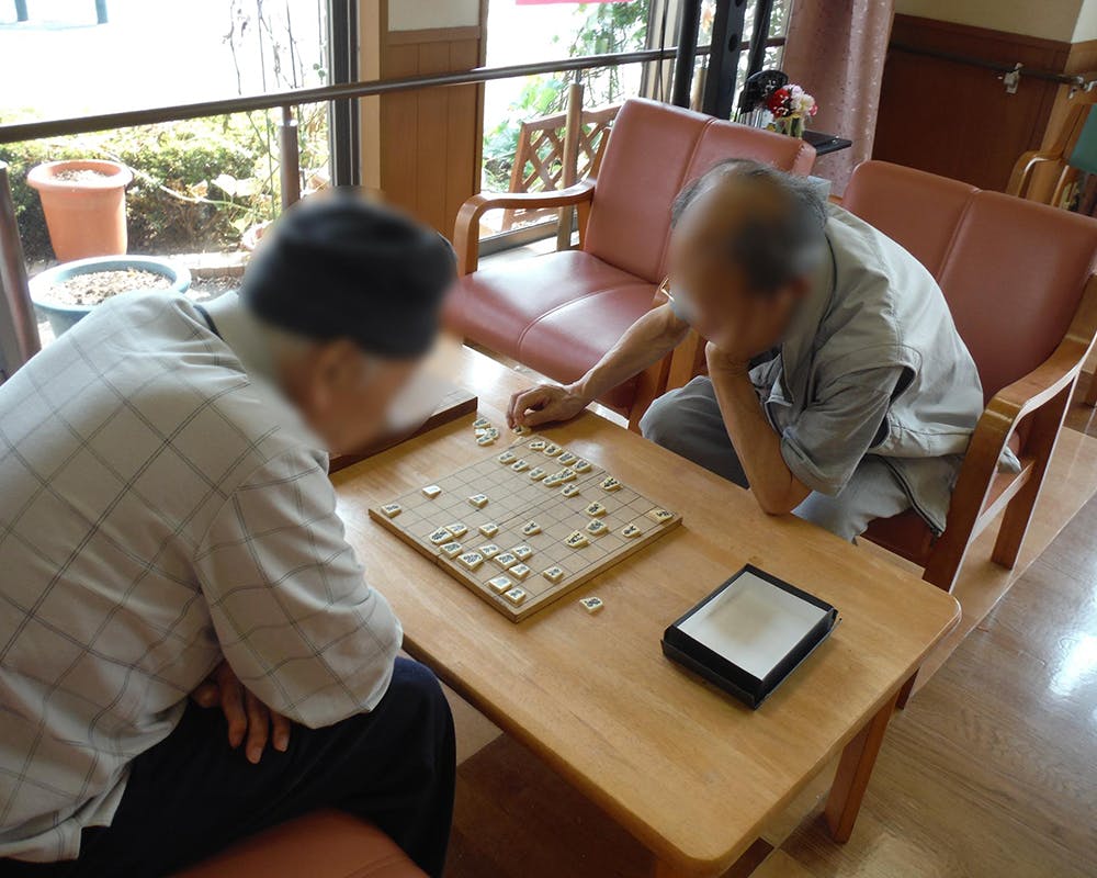 竹の塚明生苑 将棋